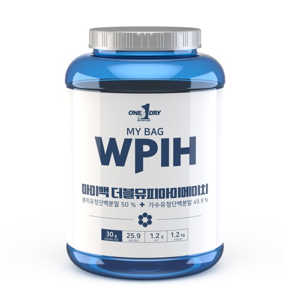 마이백 WPIH 포대유청 단백질 용기 1.2kg