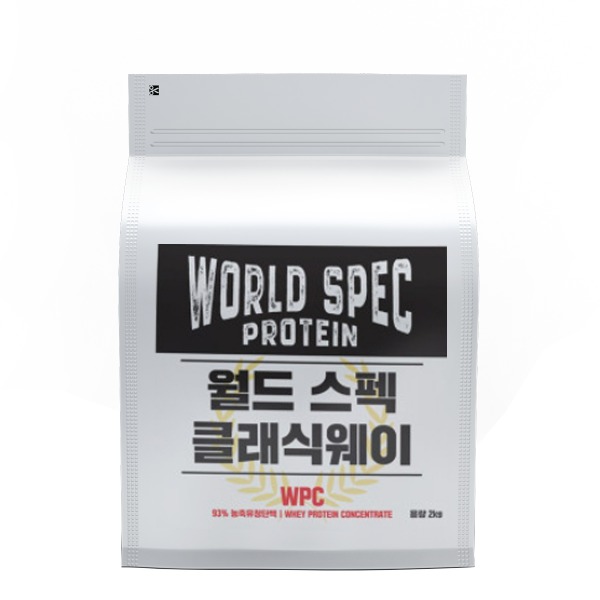 월드스펙 클래식웨이 위스콘신 WPC93% 단백질 헬스보충제 초코맛 2kg